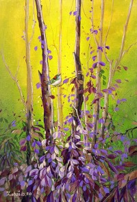Zohaib Rind, 16 x 24 Inch, Acrylic on Canvas, Calligraphy Painting, AC-ZR-354